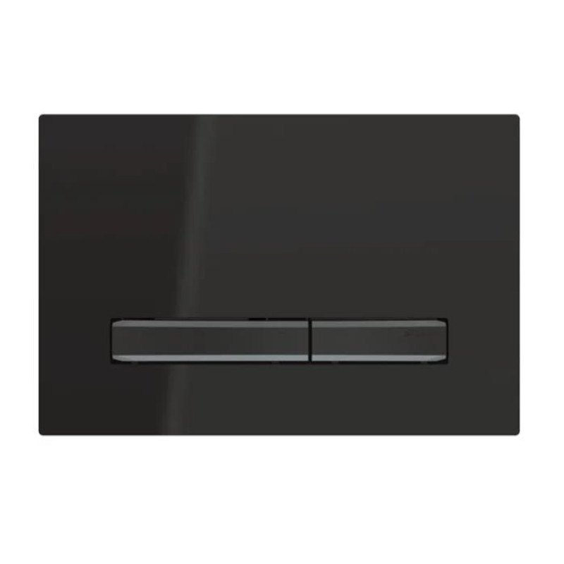 Geberit taustiņš Sigma50, 246x164 mm, melns/melns hroms