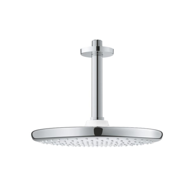 Grohe dušas galva ar turētāju Tempesta 250 I, no griestiem, 9,5 l/min, hroms
