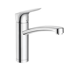 Hansgrohe virtuves izlietnes maisītājs Logis 160, instalācijai pie loga, hroms