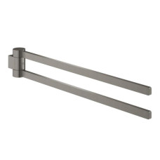 Grohe dvieļu stienis Selection, divzaru, grozāms, brushed hard graphite