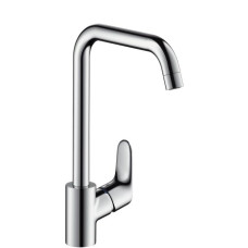 Hansgrohe virtuves izlietnes maisītājs Focus M41 260 1jet, stainless steel optic
