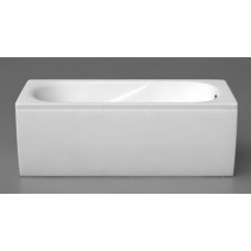 Vispool vanna Classica, 1700x750 mm, bez paneļa, ar sifonu, balta akmens masas