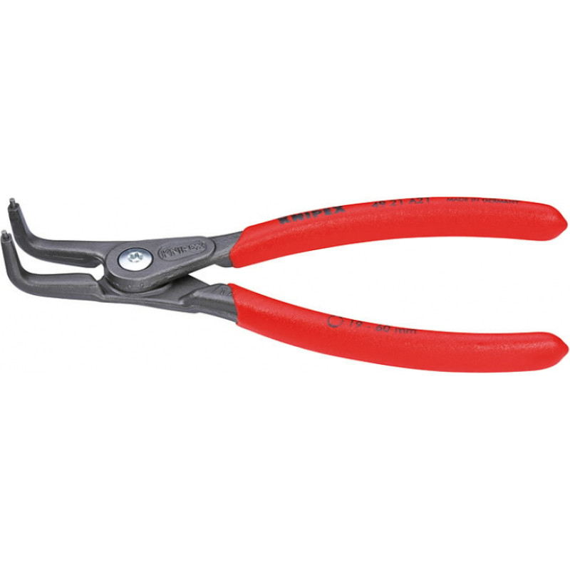 Knipex Sprostgredzenu stangas ar liektiem galiem A31 40-100mm, Knipex