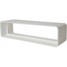 Europlast plakano kanālu savienojums plastmasas, 220x90mm