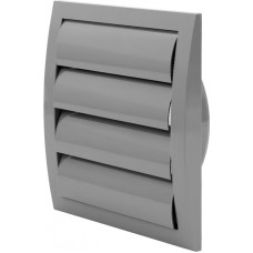 Europlast reste plastmasas, 190x190mm, Ø125mm, ar žalūzijām, pelēka