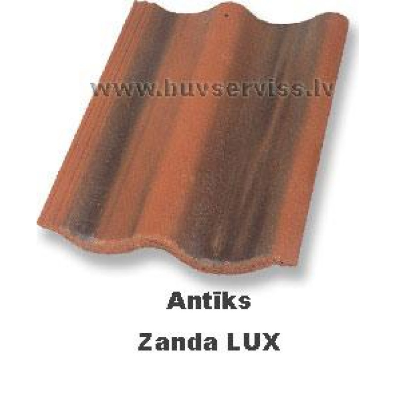 Monier Zanda LUX betona dakstiņš, antīks