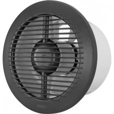 Europlast elektroventilators, apaļš E-EXTRA, Ø150mm ar lodīšu gultni, antracīts