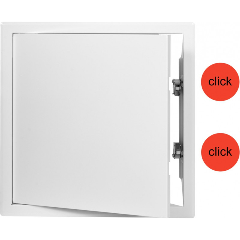 Europlast revīzijas lūka iekšdarbiem metāla, 300x300mm CLICK