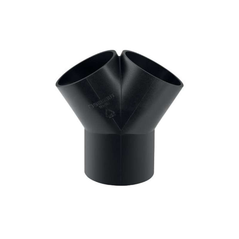 Geberit HDPE Y-treijgabals 2x30° D50/D50 - gab.