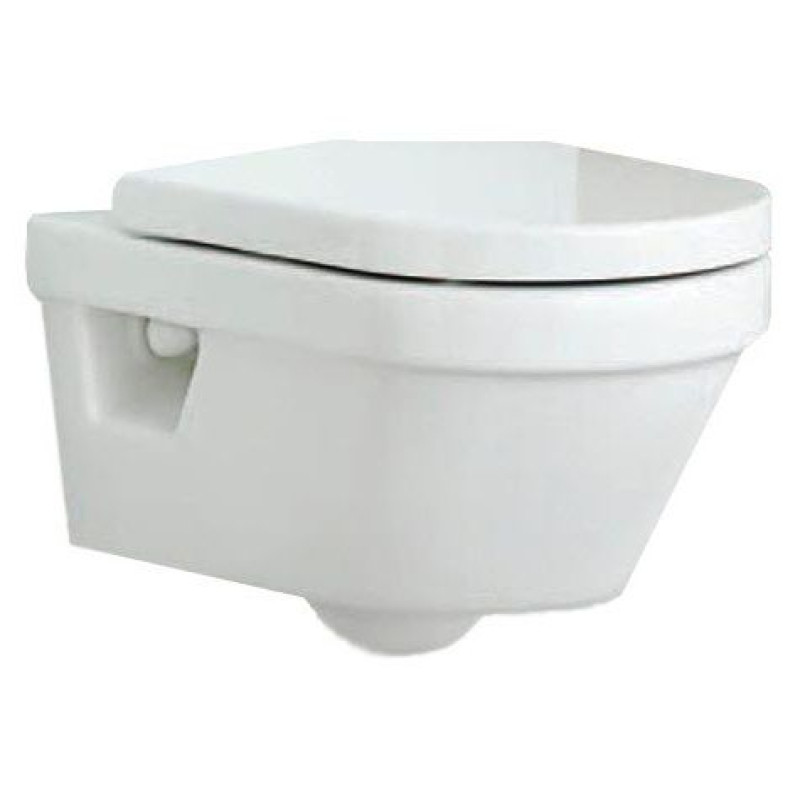 Gustavsberg pods ar SC vāku Hygenic Direct Flush, stiprināms pie sienas, 370x530 mm, balts