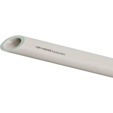 Kan-Therm PPR caurule ar šķiedru D63x8.6mm PN20, pelēka - m