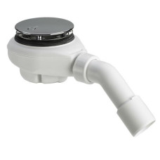 Viega dušas paliktņa sifons Tempoplex, d=90x40/50 mm, h=80 mm, plastmasa, balts/hroms