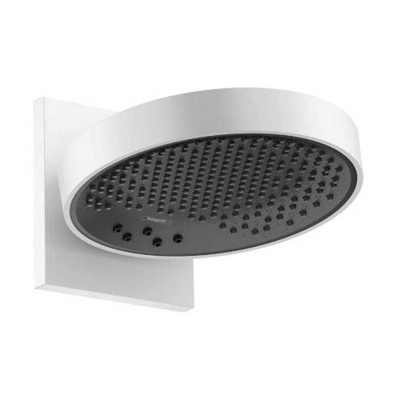 Hansgrohe dušas galva ar turētāju Rainfinity 250 3jet, no sienas, matēta balta