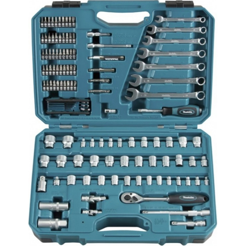 Makita Accessories 120 daļu rokas instrumentu komplekts MAKITA E-06616