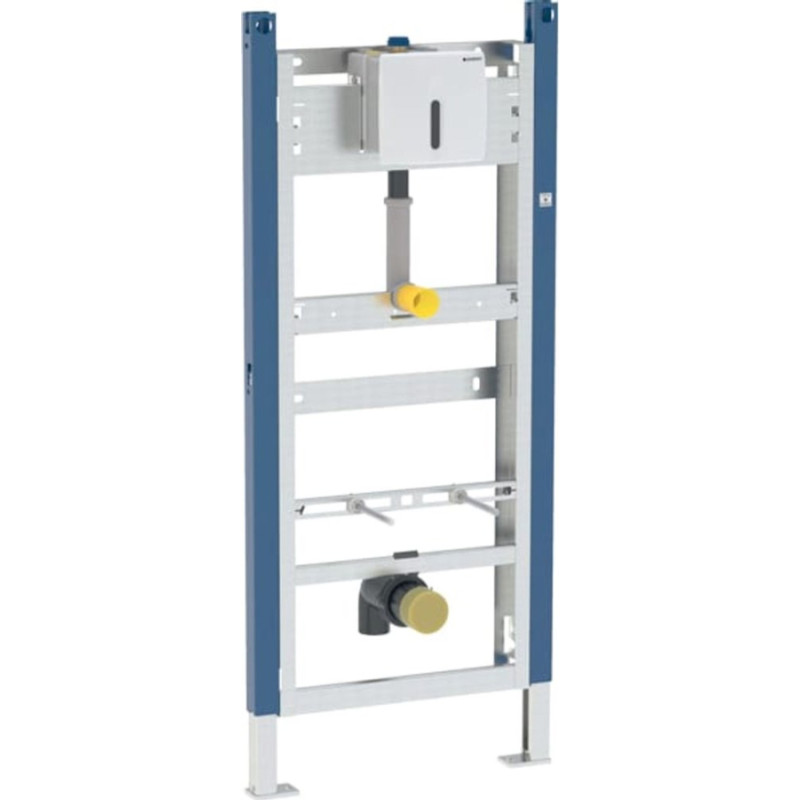 Geberit iebūvējamais rāmis pisuāram Duofix Basic, 500x175 mm, h=1300 mm, ar matētu hroma sensora taustiņu, a