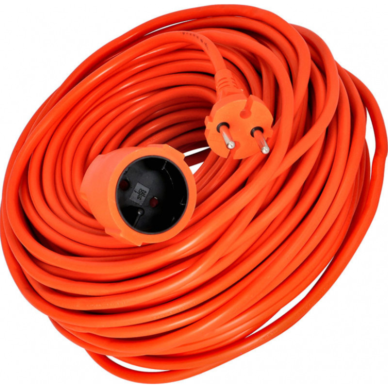 Faster Tools Pagarinātājs bez sazemējuma, dārzam, oranžs 10m FASTER TOOLS