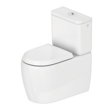 Duravit poda apakša Qatego Rimless, 390x660 mm, universāls izvads, balts