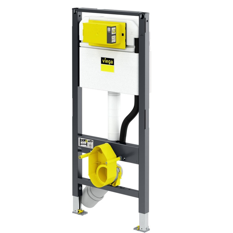 Viega iebūvējamais rāmis podam ar bidē funkciju Prevista Dry, 500x120 mm, h=1120 mm, modelis 8522