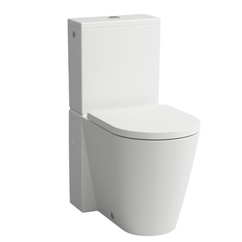 Laufen poda apakša Kartell Rimless, 370x660 mm, universāls izvads, priekš skalojamās kastes ar pievadu no a