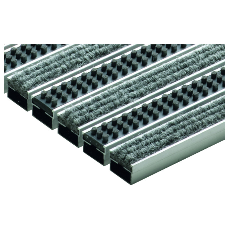 ACO Vario paklājs ar birstītēm, 1000x500 mm, pelēks