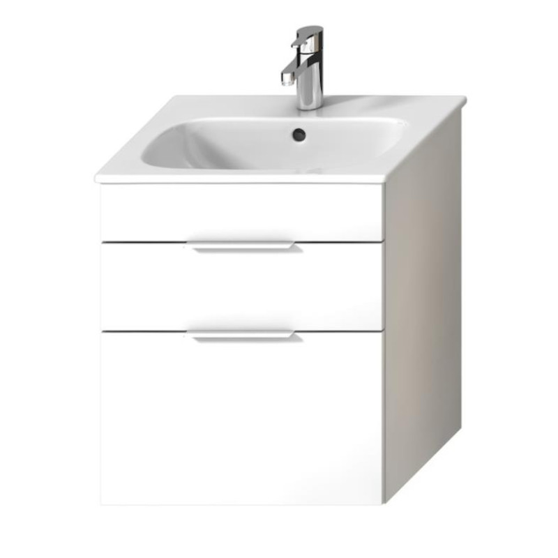 Jika Deep Vannas iztabas skapītis ar izlietni, 55x43cm, balts