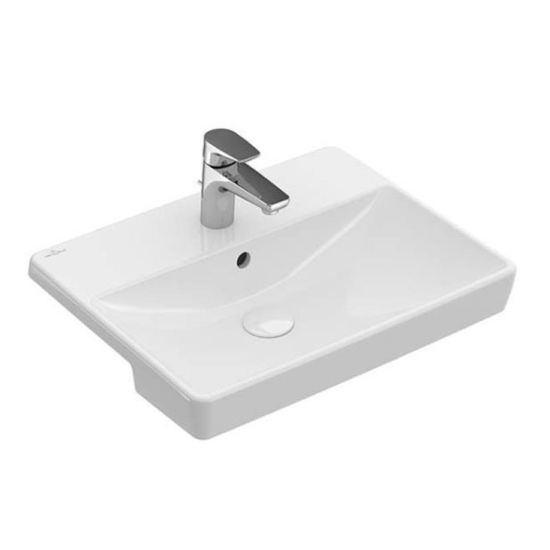 Villeroy & Boch izlietne Avento, 550x440 mm, daļēji virsmā, balta
