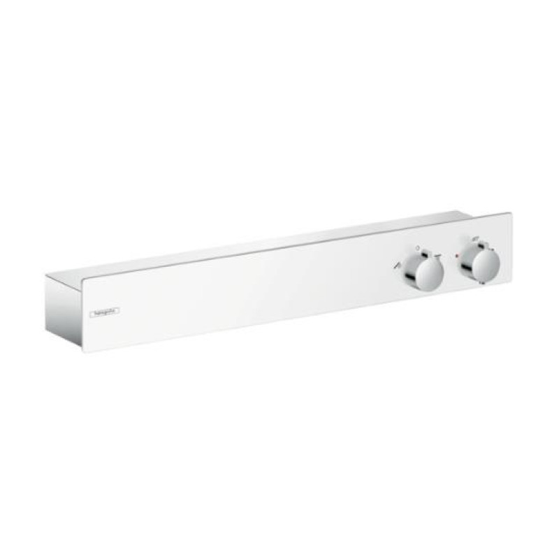 Hansgrohe iebūvējamā dušas termostata ShowerTablet Select 600 virsapmetuma daļa, balts/hroms