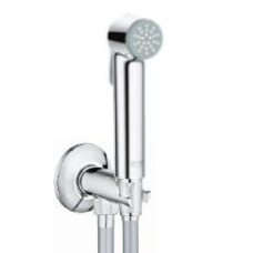 Grohe Tempesta-F Trigger Spray 30 Dušas klausules komplekts, ar noslēdzošo ventili un izvadu no sienas, 1250mm, hroms