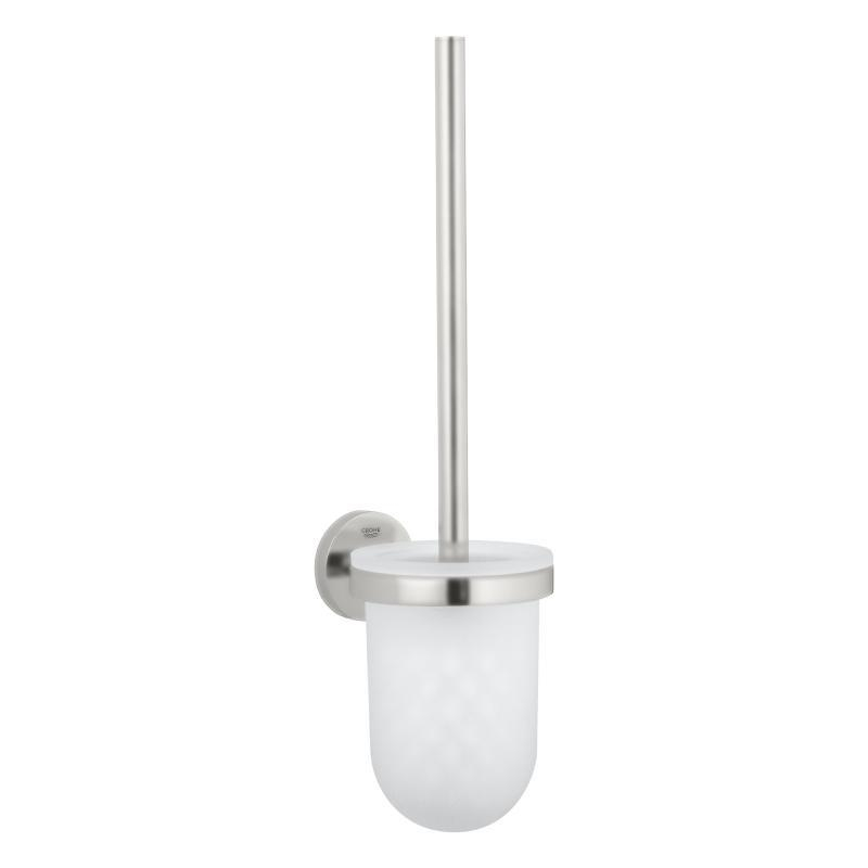 Grohe tualetes birste ar turētāju Essentials New, supersteel