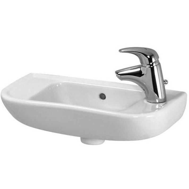 Jika izlietne Deep, 500x230 mm, maisītāja caurums kreisā pusē, balta