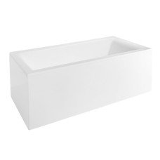 Balteco vanna Forma, 1690x750 mm, ar priekšējo paneli un rāmi, ar sifonu, balta akrila