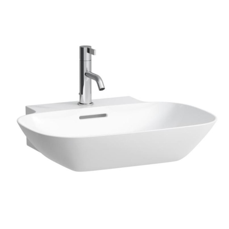 Laufen izlietne Ino, 560x450 mm, slīpēta apakša, balta SaphirKeramik