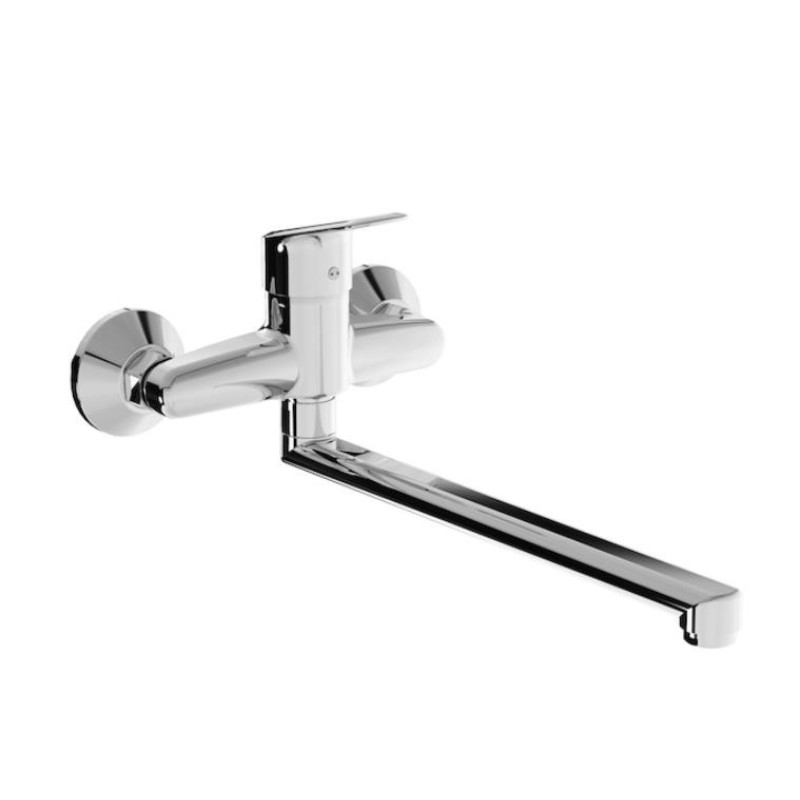 Jika virtuves izlietnes maisītājs Talas Trendy, iztece 300 mm, pie sienas, hroms