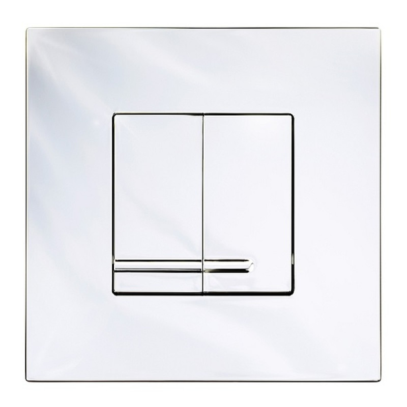 Gustavsberg taustiņš Triomont XS duo, 160x160 mm, mehāniskais, hroms