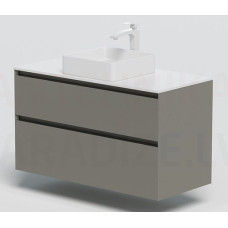 Kame izlietnes skapītis Loft, 990 x 460 mm, h=550 mm, 2A, Grey stone