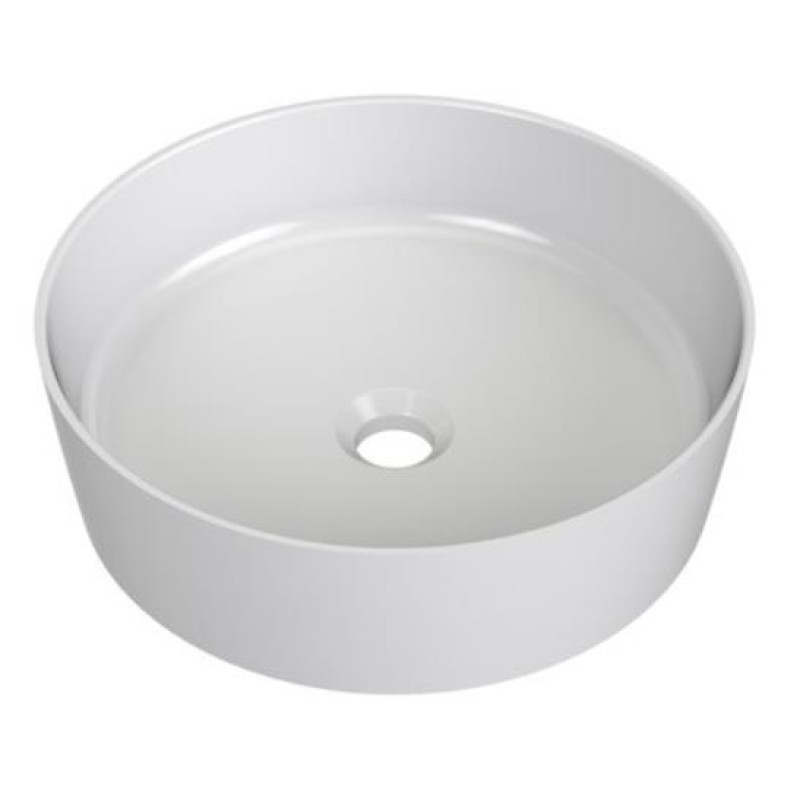 Ravak izlietne Uni Slim, d=400 mm, h=120 mm, balta