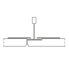 Knauf Danoline Contur piekaramie griesti 12.5x600x600 D, S24, R