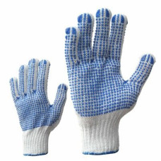 - Wolf Darba cimdi KM, adīti ar abpusēju PVC punktojumu 10.izm.