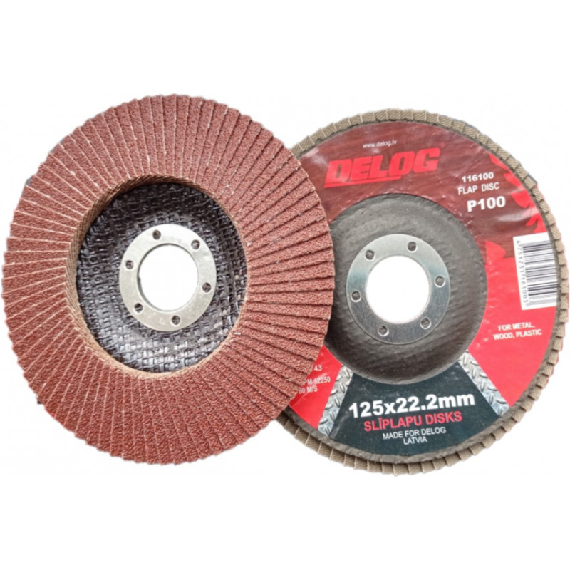 Delog Lokšņu slīpēšanas disks KLT2 125x22.2 P60