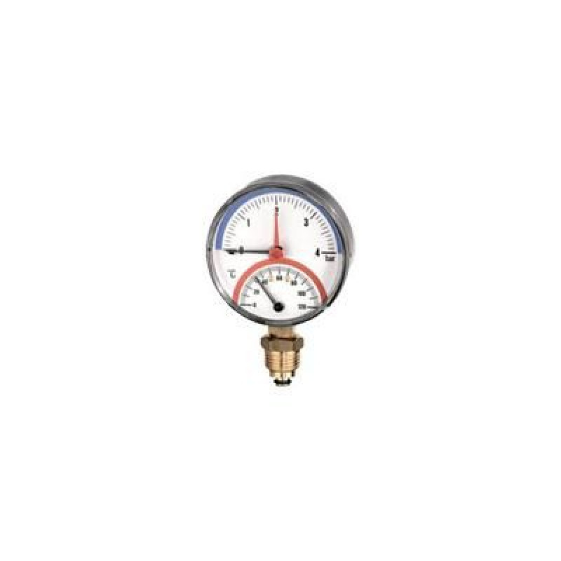 Watts Termo manometrs 0-4 1/2 80 120'C - gab.