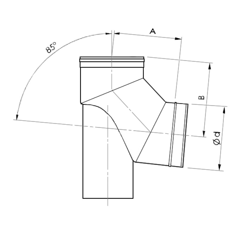 Almeva Līkums ar atbalstu 85° EW/180 - gab.