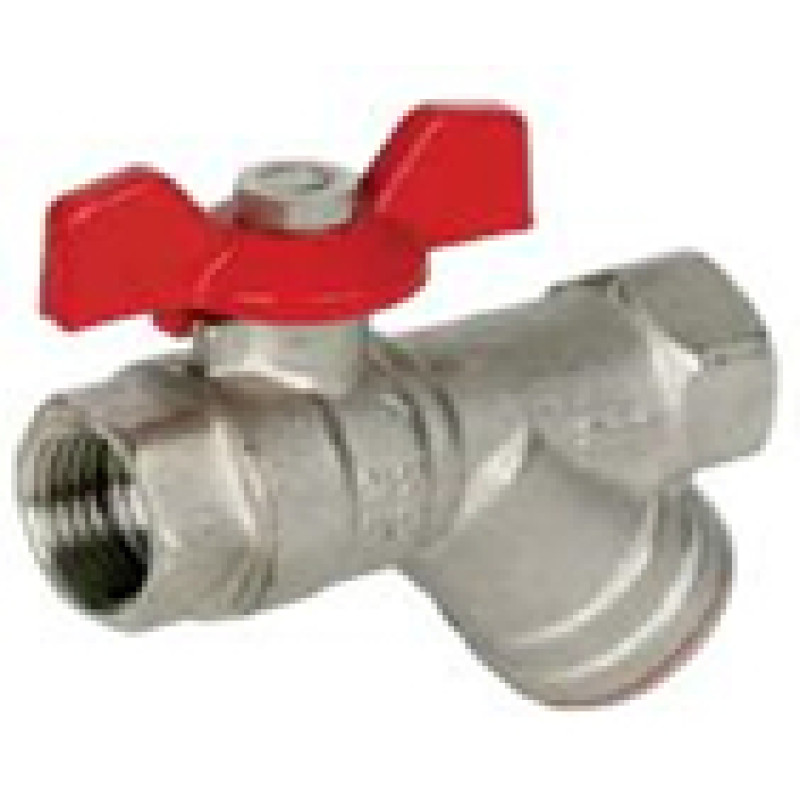 Arco Lodveida ventīlis ar filtru un tauriņrokturi i-i 1/2