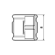 Livarna Titan Vītņu uzmava ķeta 3/4
