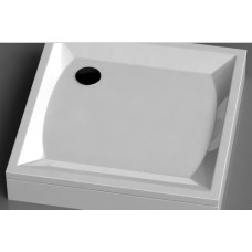 Vispool dušas paliktnis, 900x900 mm, h=175 mm, bez paneļa, balta akmens masas