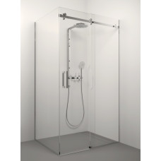 Stikla Serviss dušas stūris Diana Lux, 1200x900 mm, h=2000, hroms/caurspīdīgs stikls