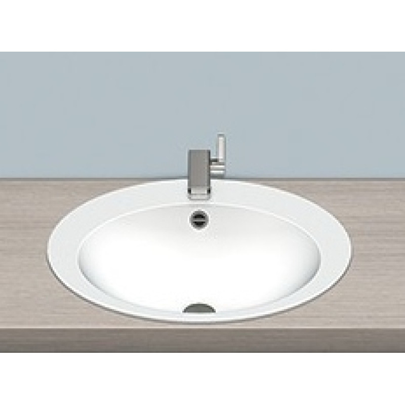 Alape izlietne, 600x500 mm, emaljēts tērauds, balta ECF