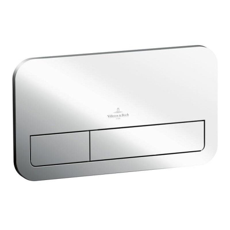 Villeroy & Boch ViConnect 200S Taustiņš, horizontāls, 253x145mm, hroms