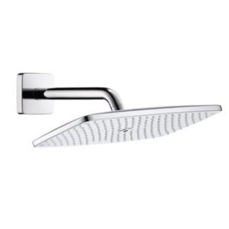 Hansgrohe dušas galva ar turētāju Raindance E 360 Air 1jet, no sienas, L=240 mm, hroms