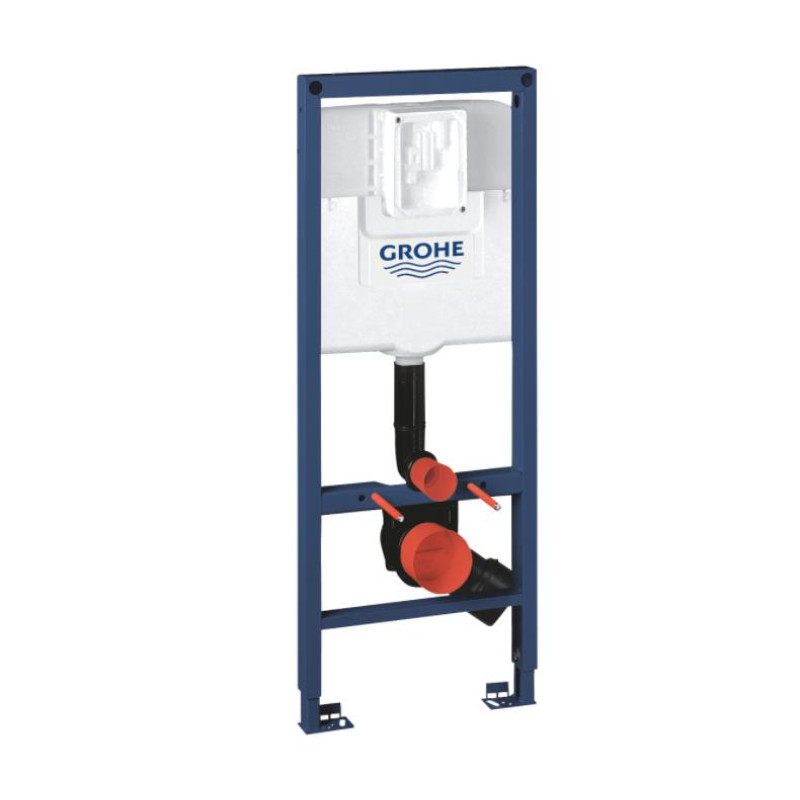 Grohe iebūvējamais rāmis podam cilvēkiem ar īpašām vajadzībām Rapid SL, 420x167 mm, h=1130 mm, taustiņam 1