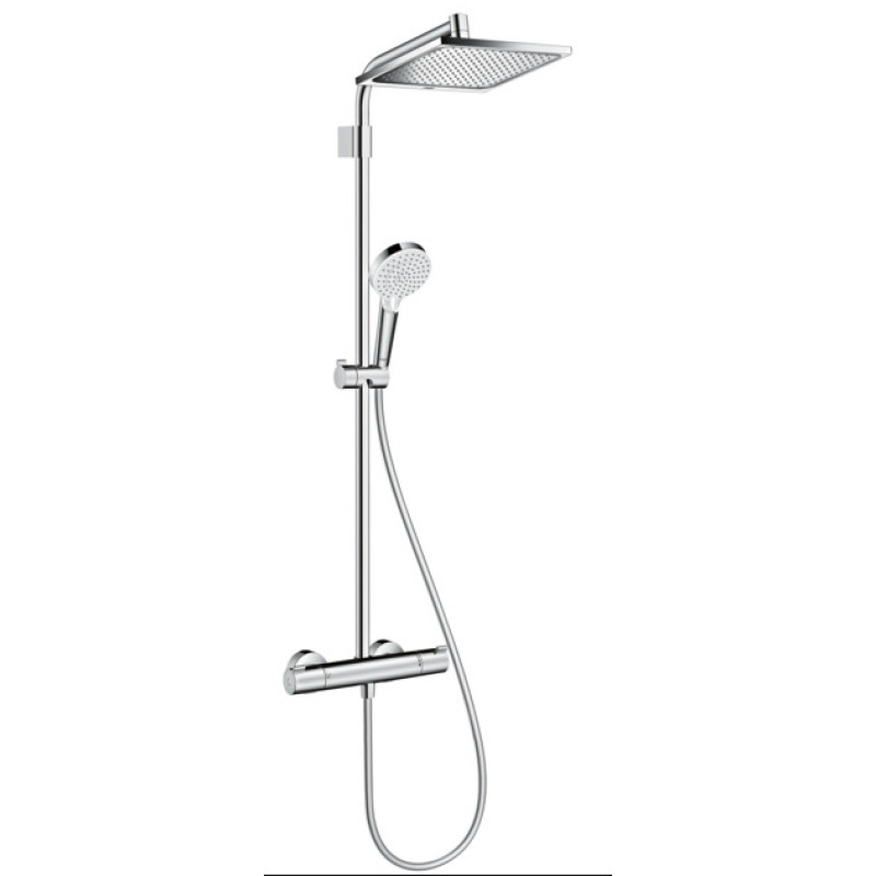 Hansgrohe Crometta E 240 Dušas sistēma ar termostatu, hroms + JBL dāvanā